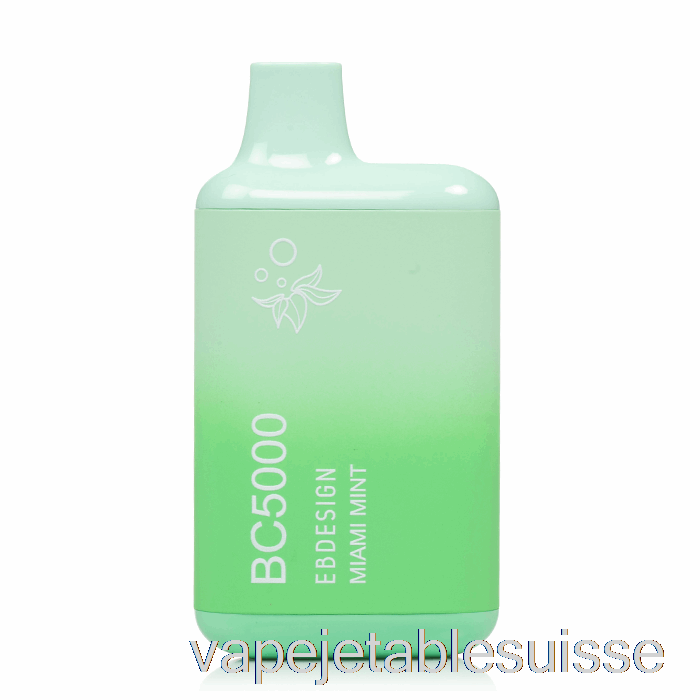 Vape Suisse Bc5000 Jetable Miami Menthe